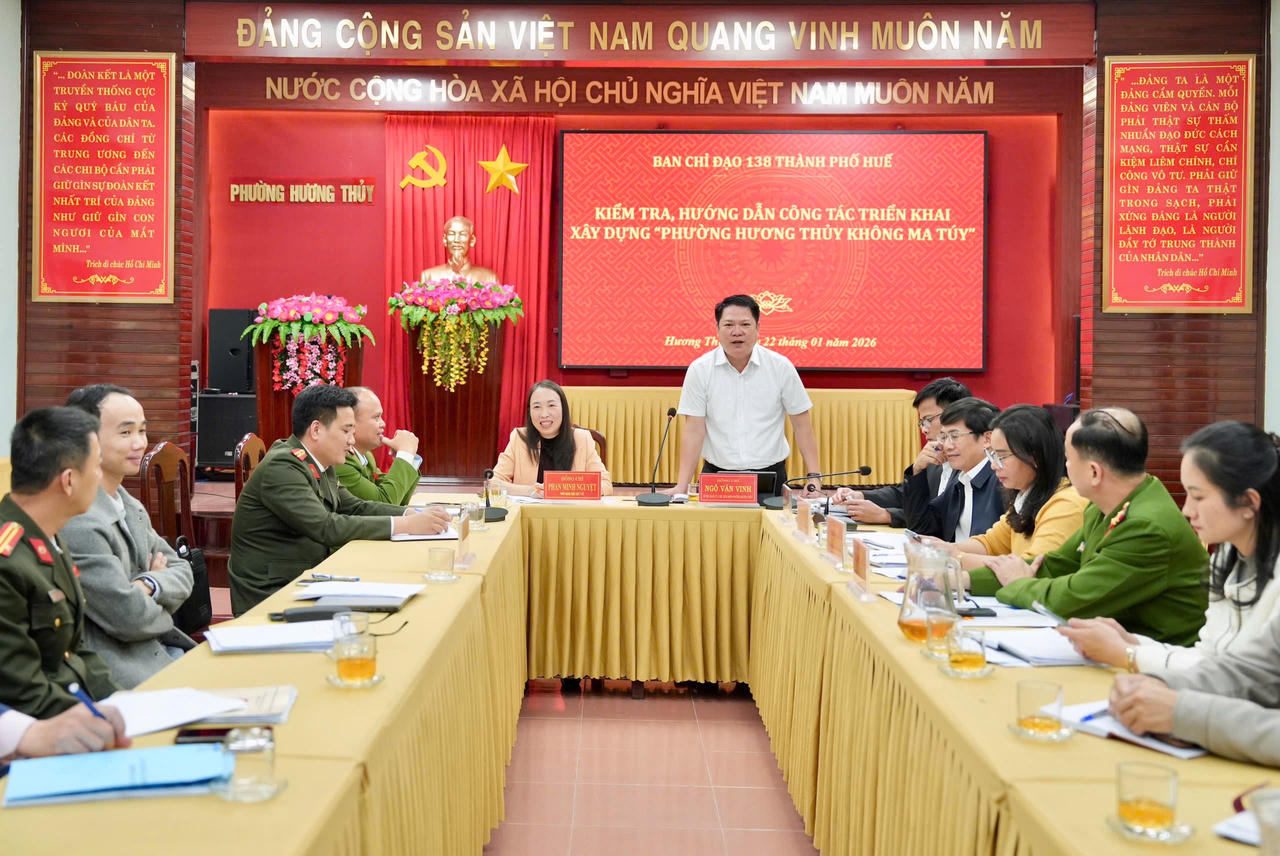 Phường Hương Thủy (TP Huế) nỗ lực xây dựng địa bàn “không ma túy” bền vững