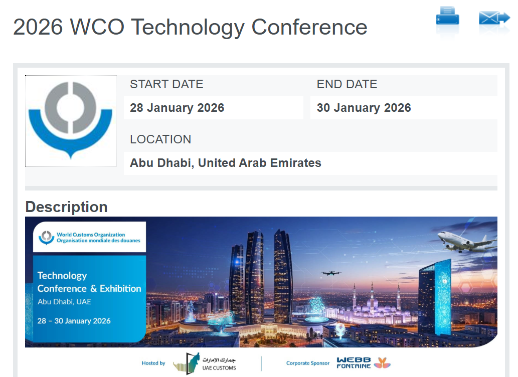 Hội nghị Công nghệ WCO 2026: Thúc đẩy cơ quan Hải quan linh hoạt trong thế giới với nhiều phức tạp