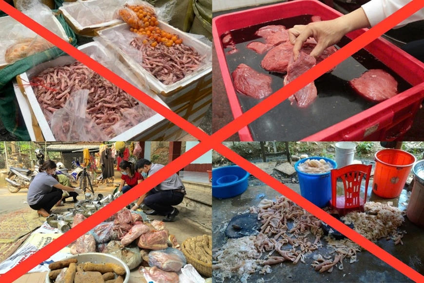 Nói không với thực phẩm bẩn
