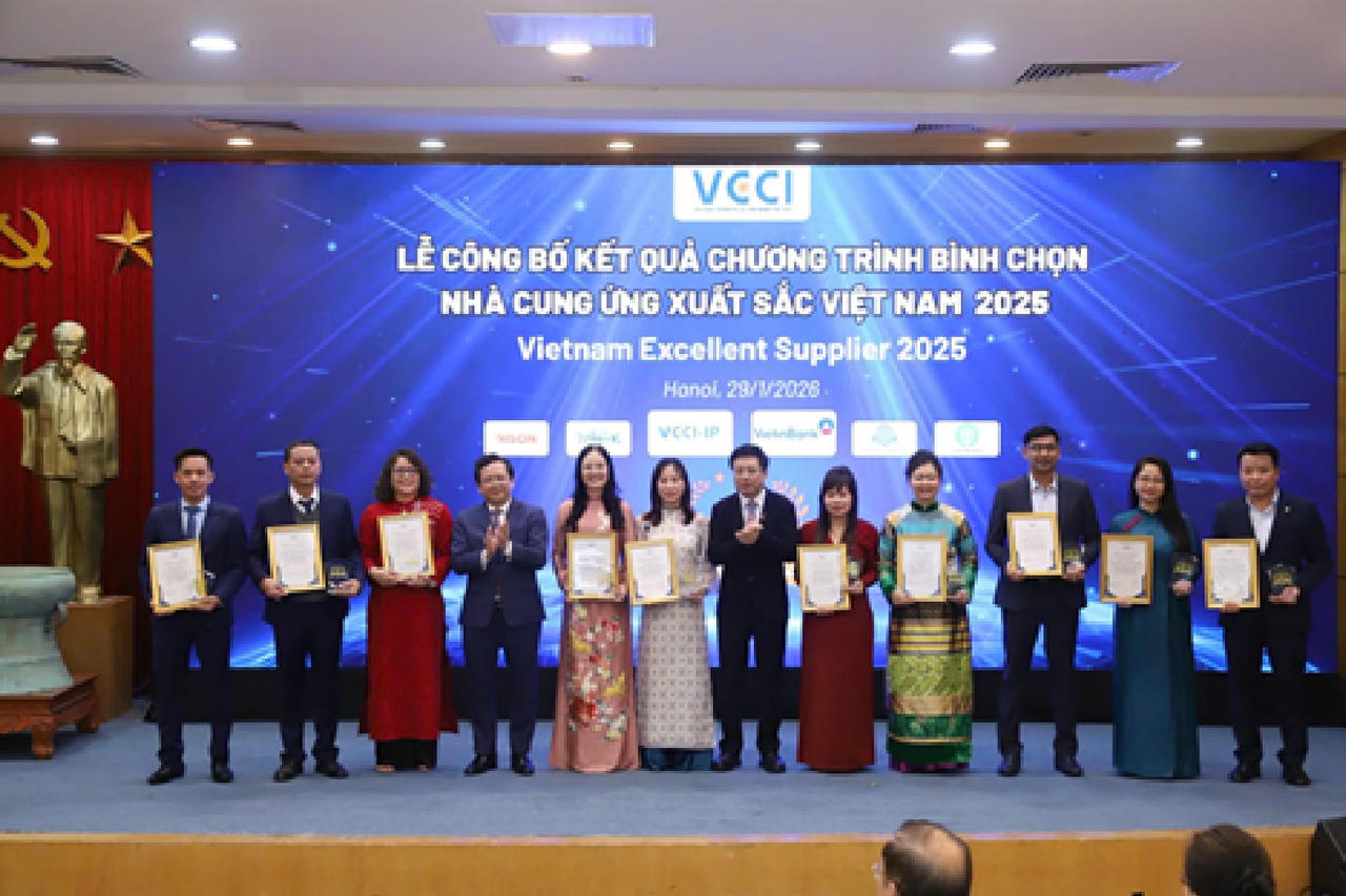 Công bố kết quả chương trình bình chọn 'Nhà cung ứng xuất sắc Việt Nam 2025'