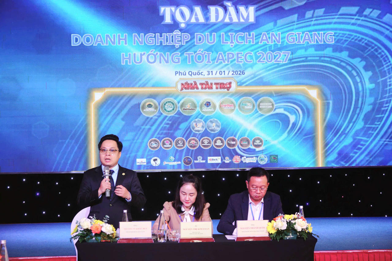 Ông Nguyễn Vũ Khắc Huy - Chủ tịch Hiệp hội Du lịch An Giang - mong muốn địa phương đào tạo nguồn nhân lực và quảng bá du lịch Phú Quốc đến với khách quốc tế