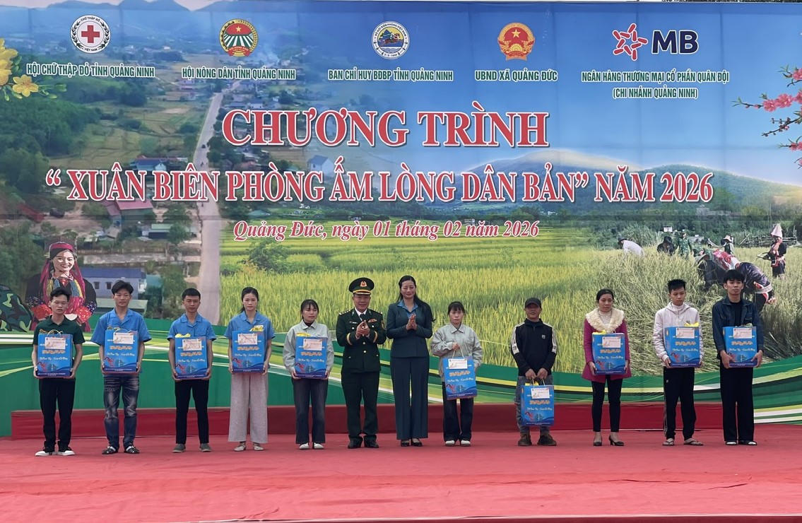 Quảng Ninh đồng loạt triển khai Chương trình 'Xuân Biên phòng ấm lòng dân bản' năm 2026