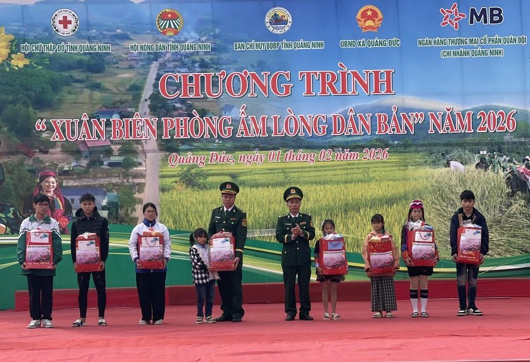 Quảng Ninh đồng loạt triển khai Chương trình 'Xuân Biên phòng ấm lòng dân bản' năm 2026