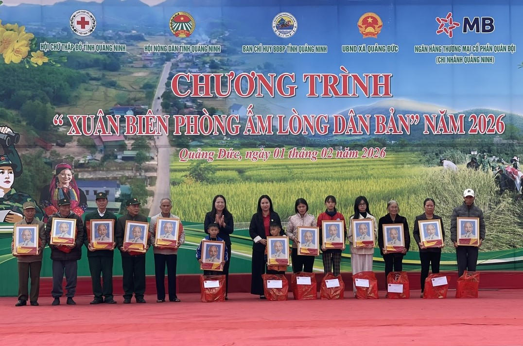Quảng Ninh đồng loạt triển khai Chương trình 'Xuân Biên phòng ấm lòng dân bản' năm 2026