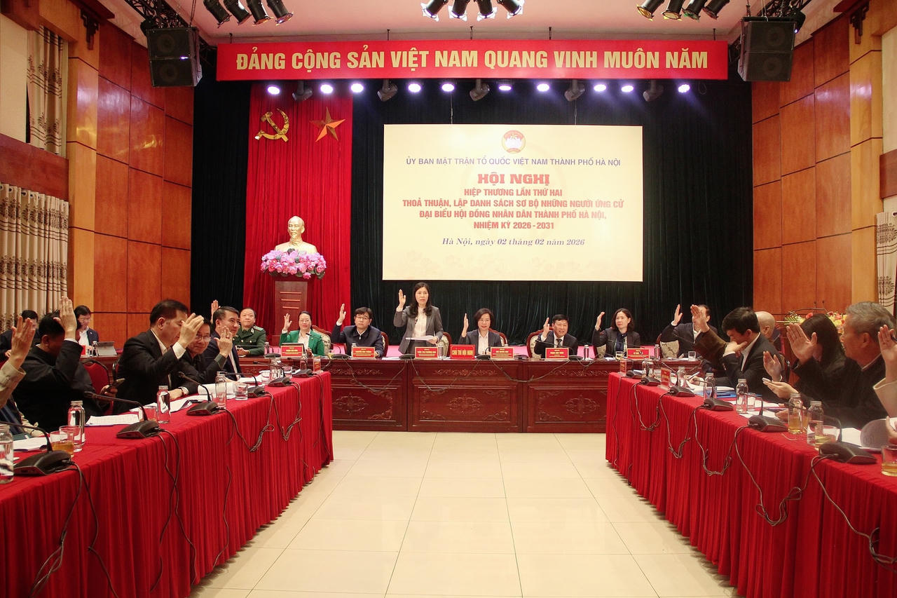 Thông qua danh sách sơ bộ ứng cử viên đại biểu Quốc hội, HĐND TP Hà Nội