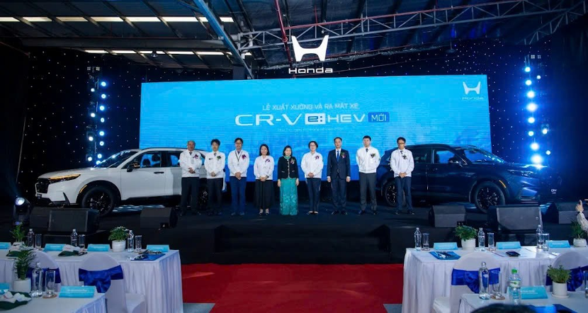 Sự kiện ra mắt Honda CR-V e:HEV mới tại nhà máy Phú Thọ sáng 2/2/2026