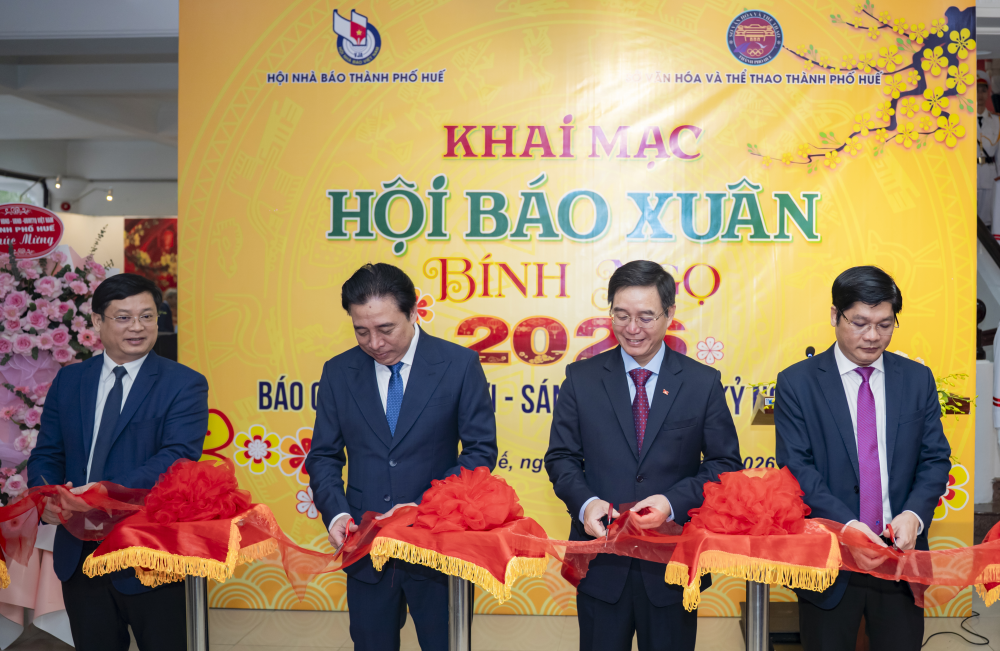 TP Huế: Khai mạc Hội Báo Xuân Bính Ngọ 2026