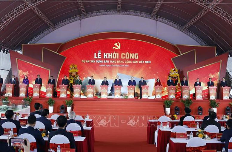 Tổng Bí thư Tô Lâm dự Lễ khởi công dự án xây dựng Bảo tàng Đảng Cộng sản Việt Nam- Ảnh 4.