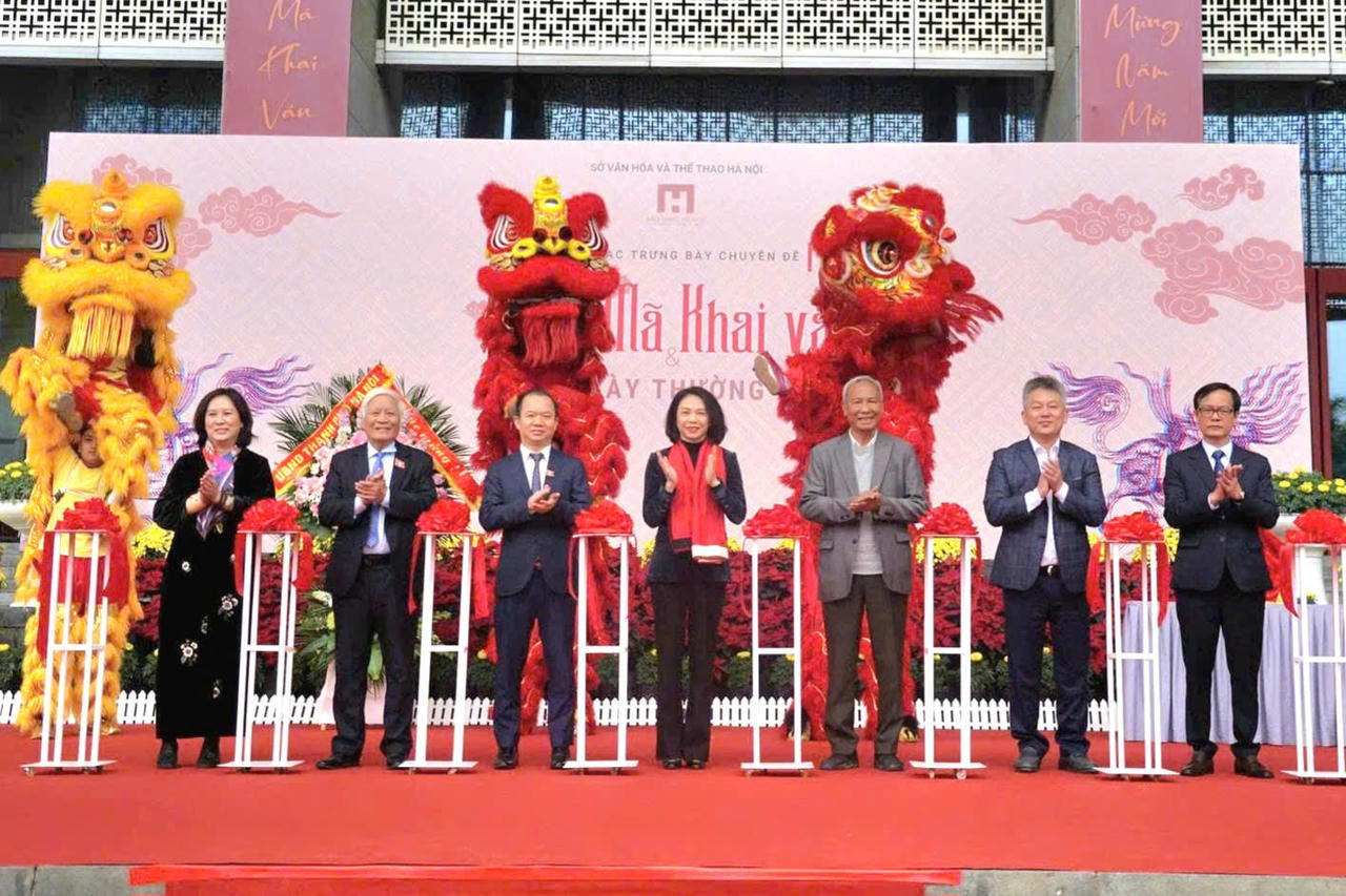 Bảo tàng Hà Nội khai mạc trưng bày chuyên đề “Long Mã khai văn” chào Xuân Bính Ngọ 2026 