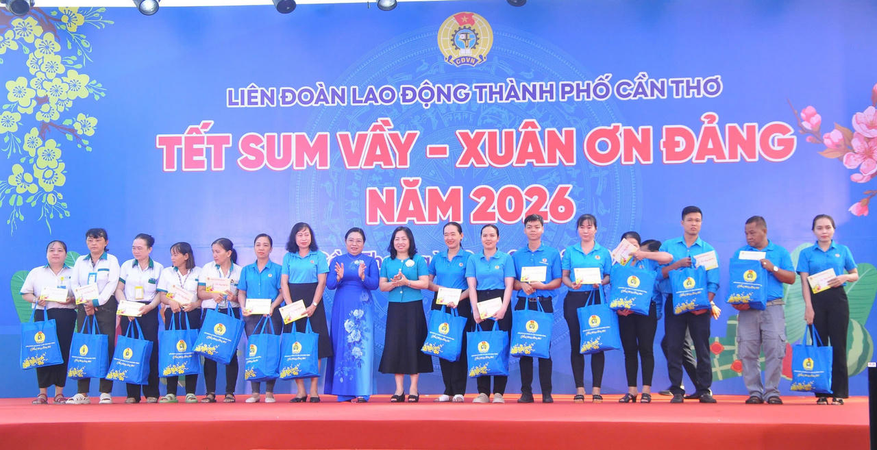 Cần Thơ tổ chức “Chợ Tết Công đoàn” cho công nhân, người lao động