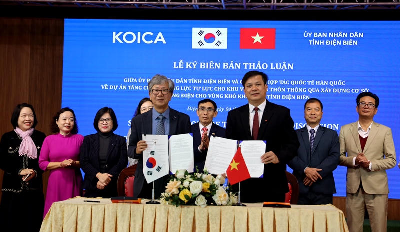 Điện Biên ký kết dự án tăng cường năng lực tự lực cho khu vực nông thôn