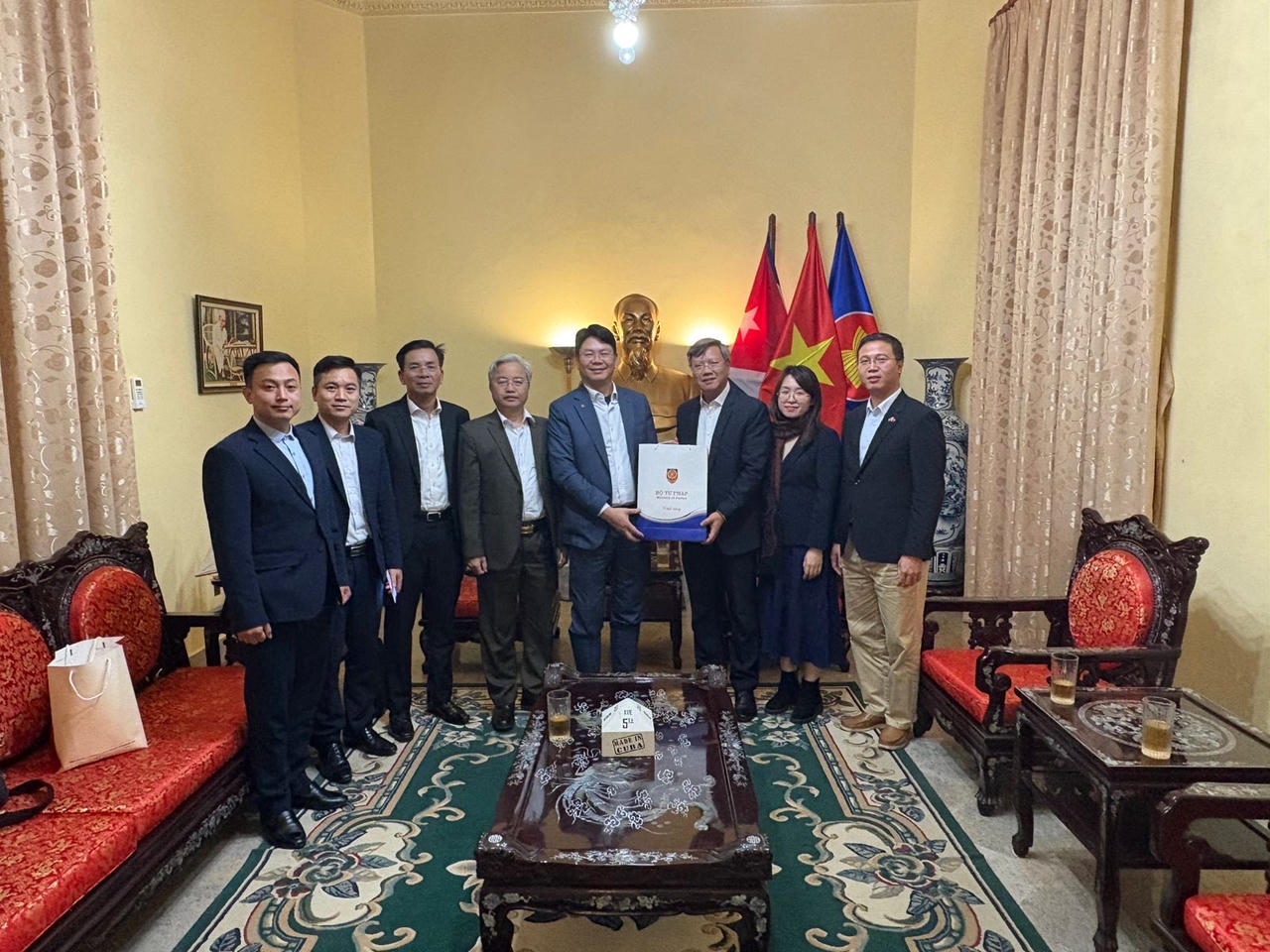 Đoàn công tác do Thứ trưởng Nguyễn Thanh Tịnh làm Trưởng đoàn tham dự Hội nghị quốc tế JURISCUBA lần thứ V