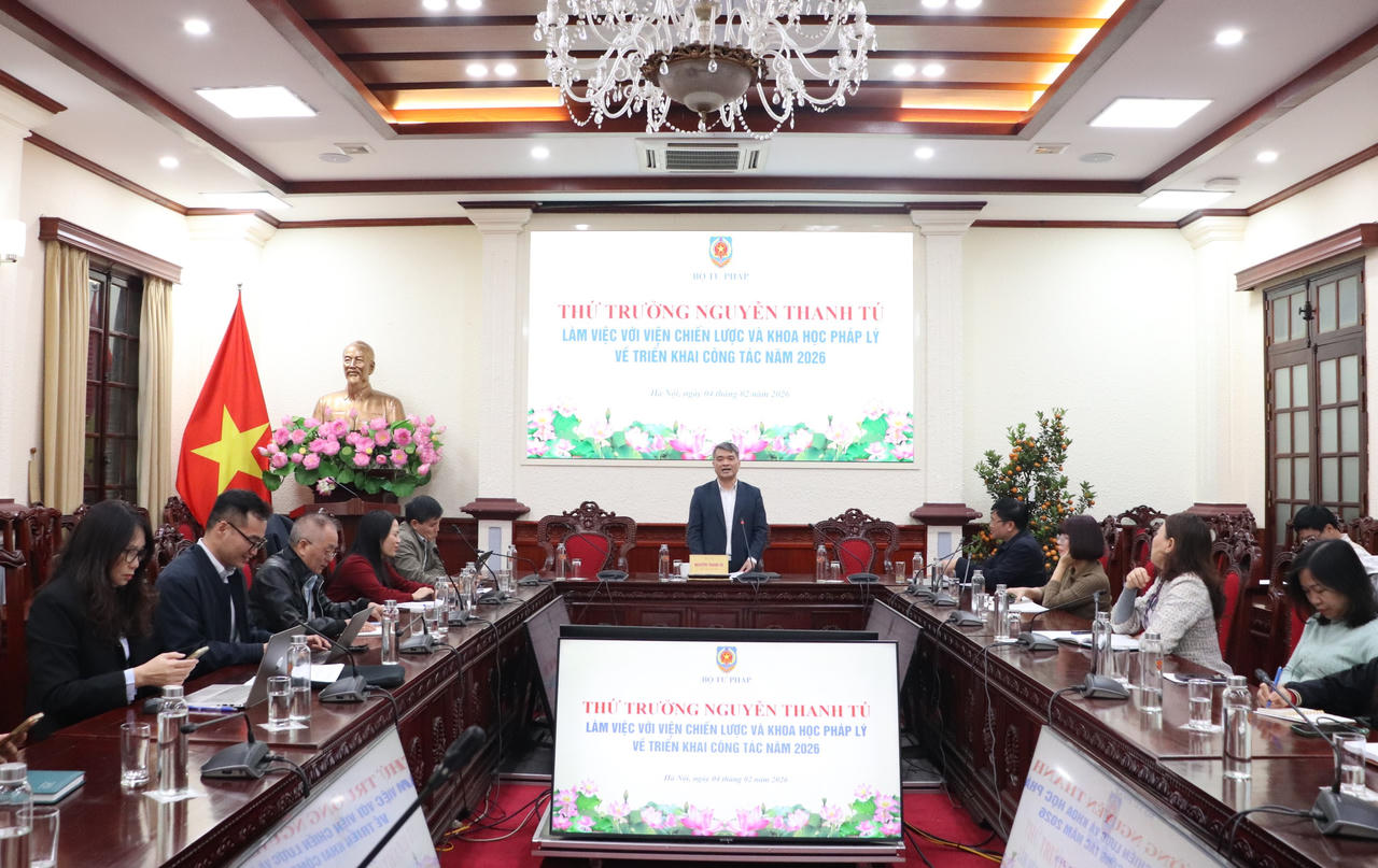 Viện Chiến lược và Khoa học pháp lý: Nâng tầm thành nhóm dẫn đầu ASEAN về nghiên cứu chính sách, pháp luật