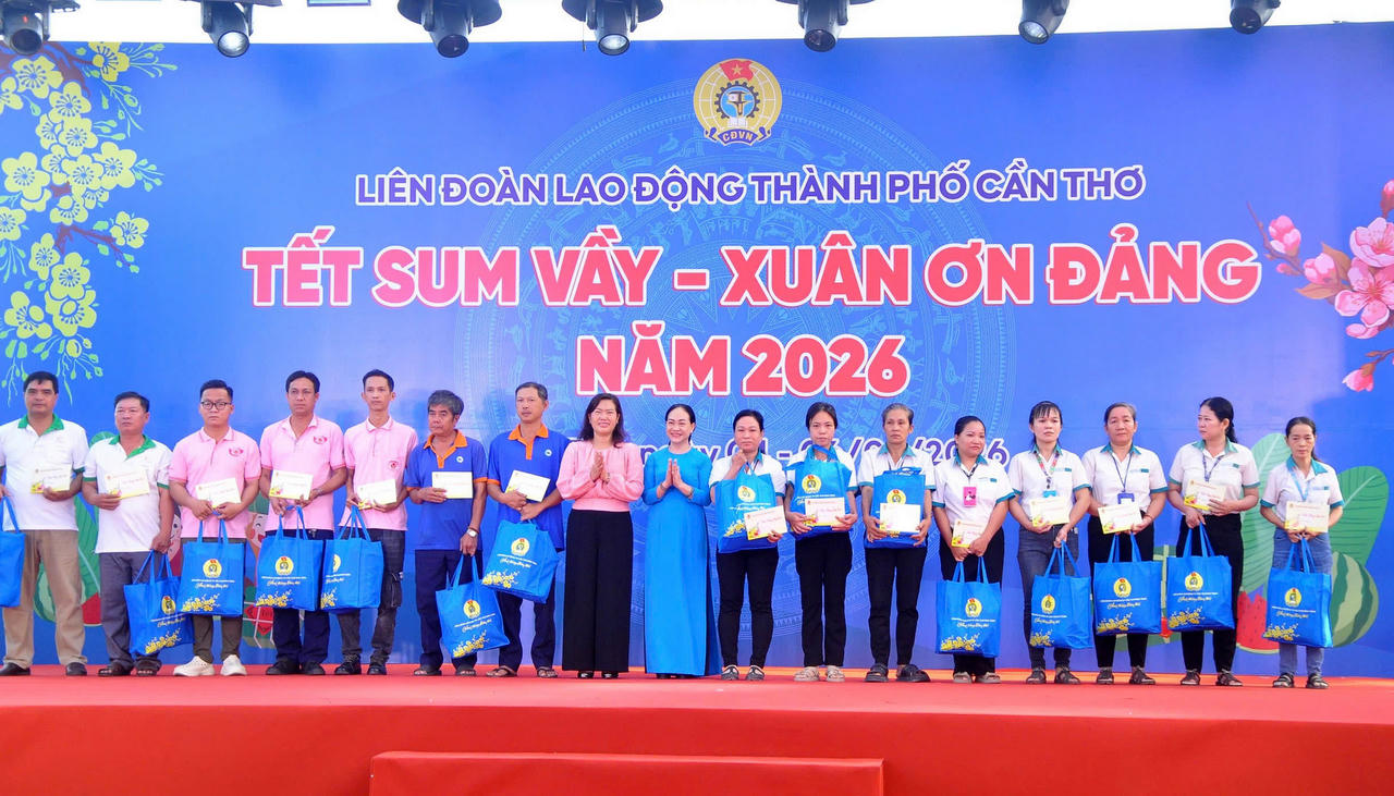 Cần Thơ tổ chức “Chợ Tết Công đoàn” cho công nhân, người lao động
