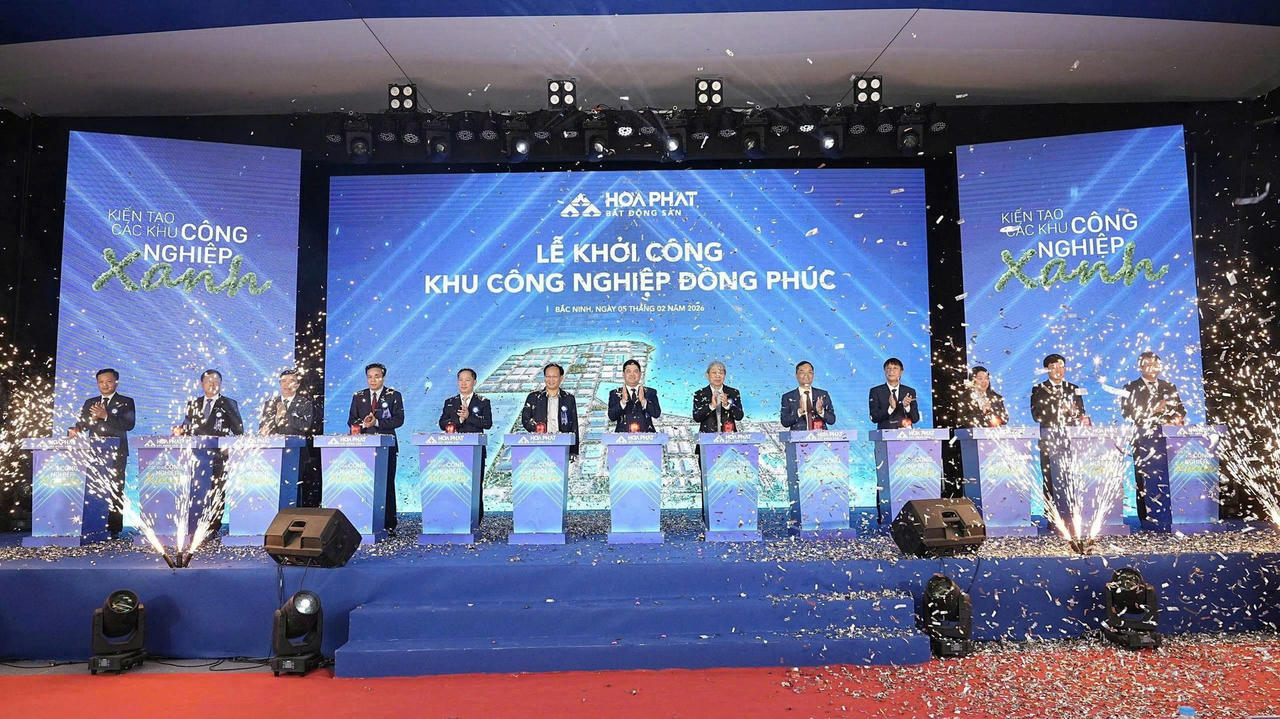 Lễ khởi công dự án.