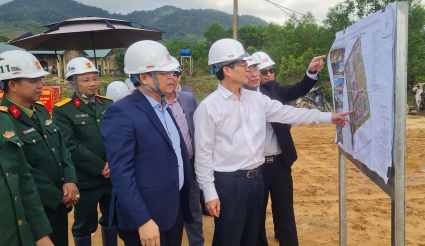 TP Huế: Tăng tốc thi công trường học liên cấp ở vùng biên giới, đảm bảo đúng tiến độ