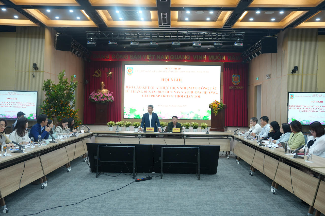 Tháng 1/2026, các Trung tâm Đăng ký giao dịch tài sản giải quyết 126.504 hồ sơ