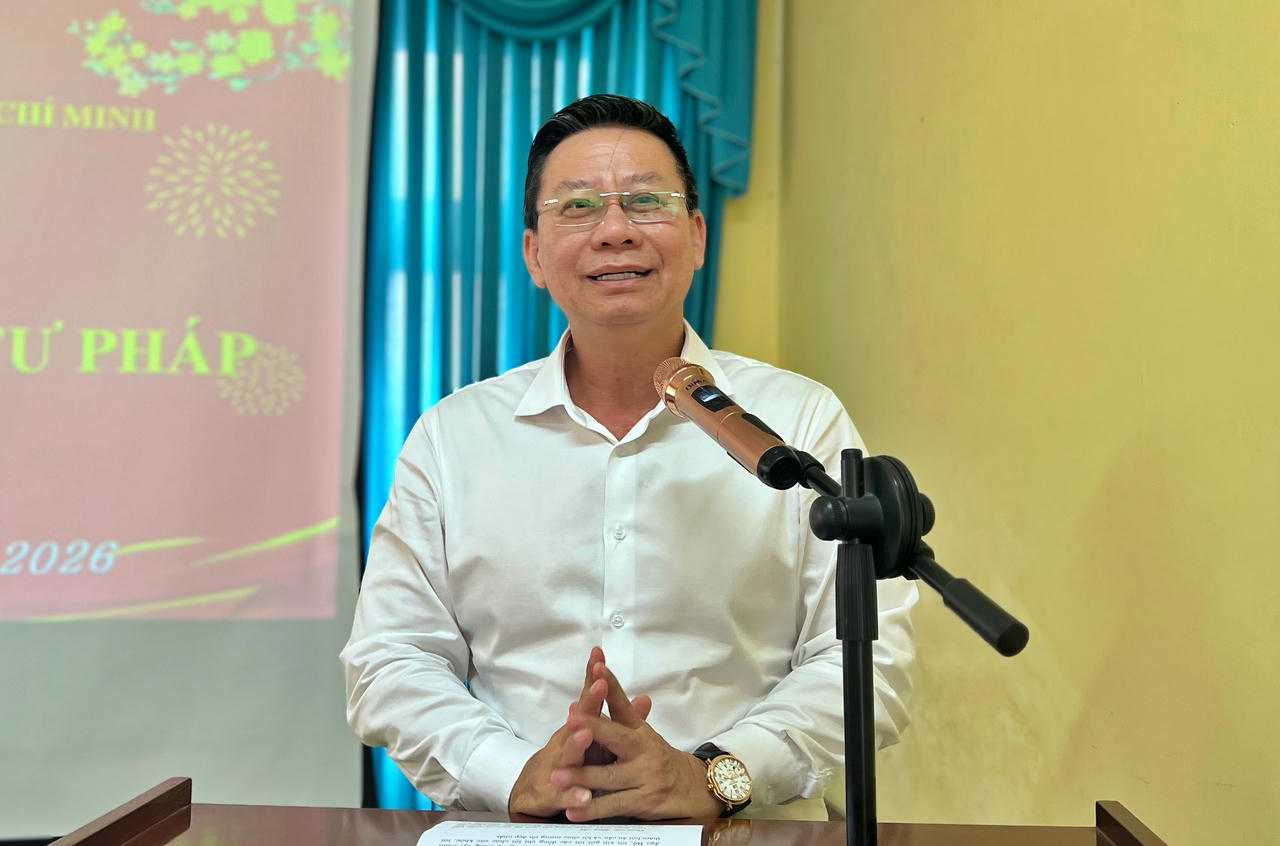 Thứ trưởng Nguyễn Thanh Ngọc nhấn mạnh, những kết quả mà Bộ, ngành Tư pháp đạt được thời gian qua luôn có sự kế thừa, tiếp nối truyền thống.