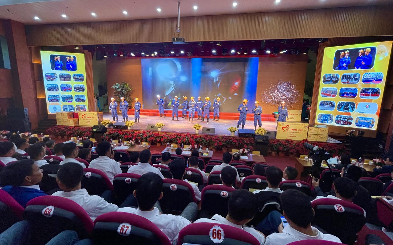 Lần đầu tiên TKV tổ chức trực tiếp và kết nối trực tuyến Chương trình Tết thợ mỏ tại Quảng Ninh