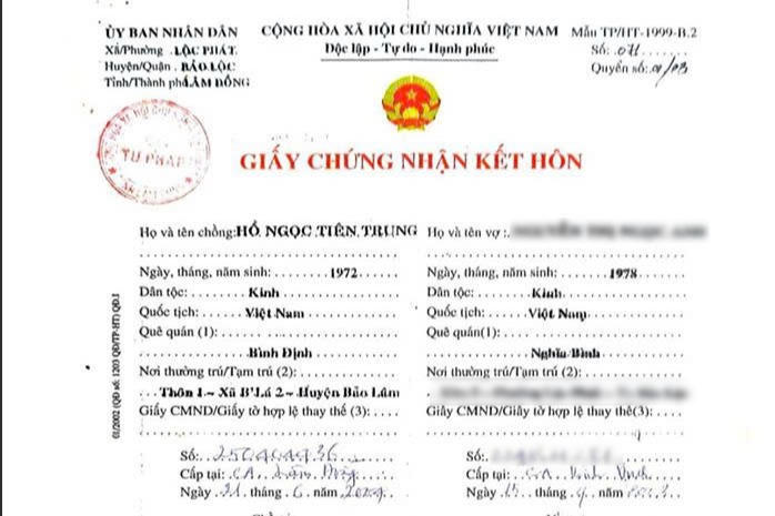 TP Hồ Chí Minh: Vụ kiện người chồng yêu cầu hủy giấy chứng nhận kết hôn