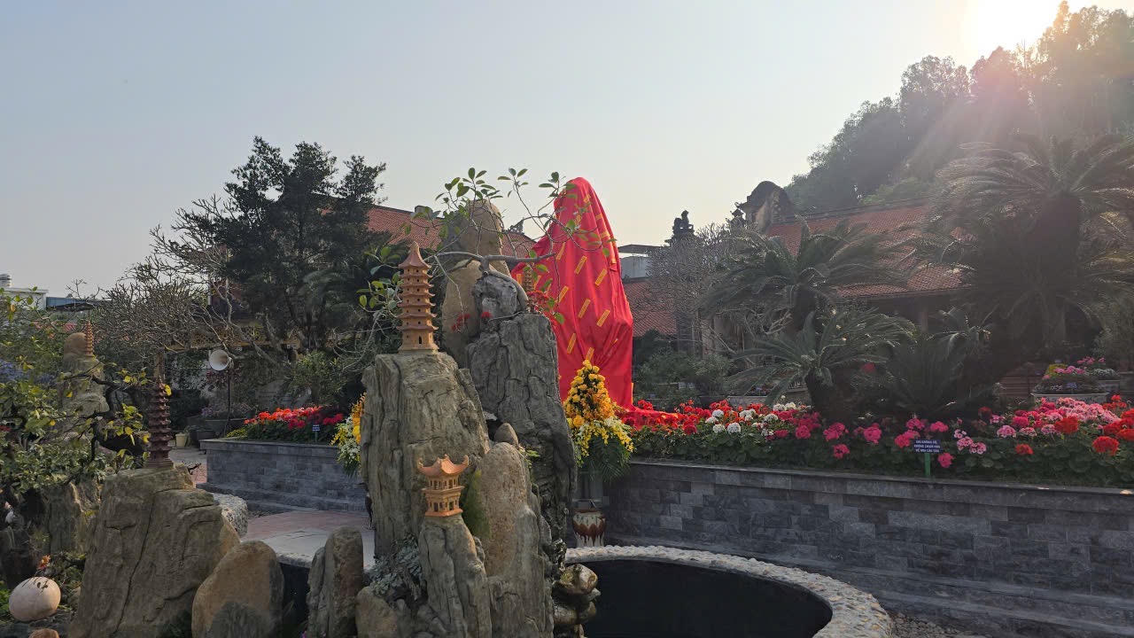 Trang nghiêm lễ an vị tôn tượng tại chùa Hồng Phúc, Hải Phòng
