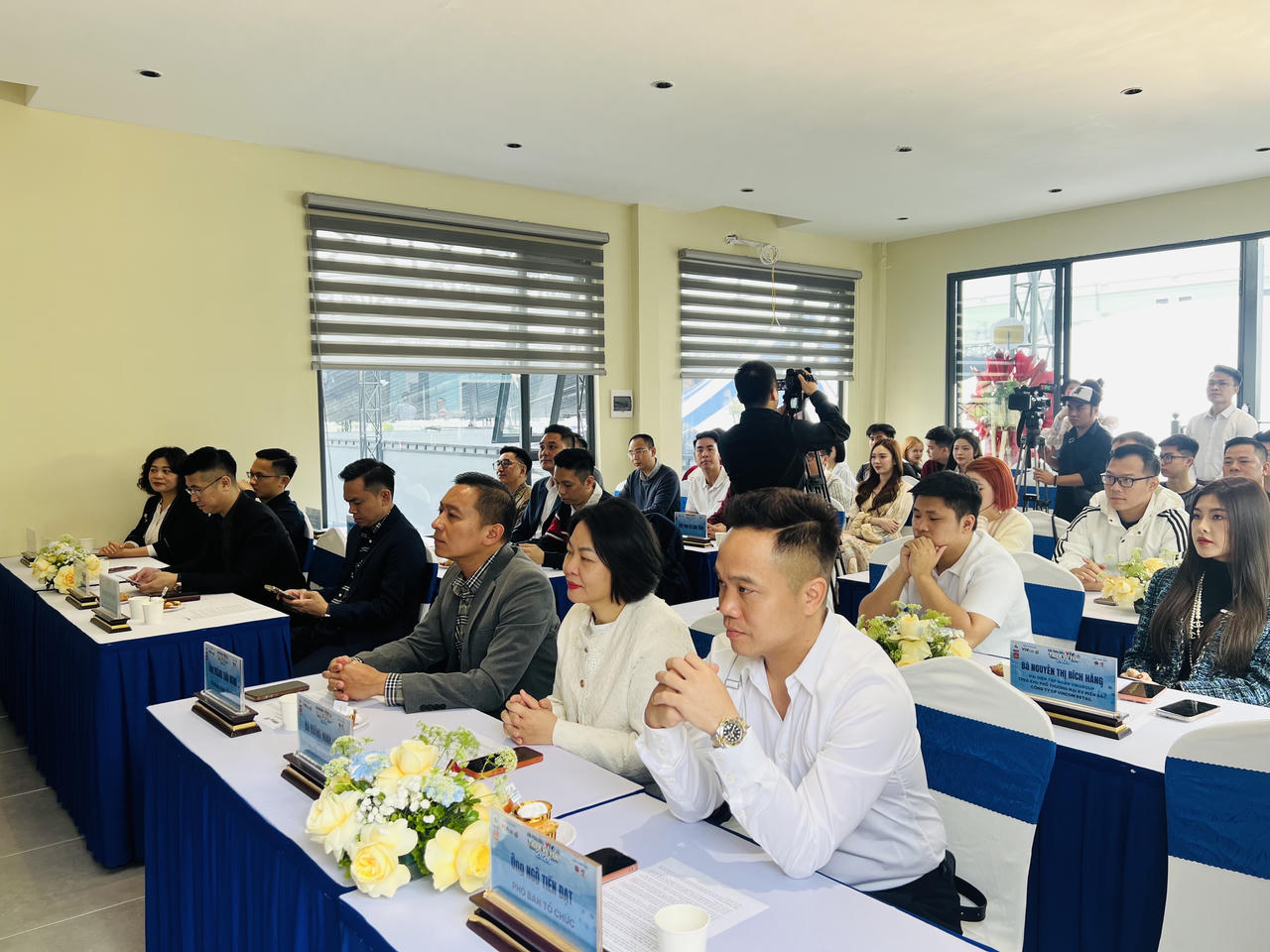 Các đại biểu dự họp báo.&nbsp;