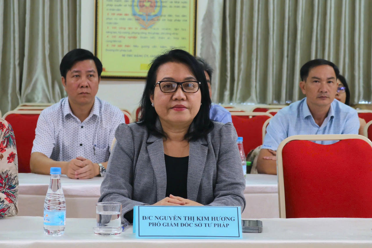 bà Nguyễn Thị Kim Hương – nguyên Phó Giám đốc sở Tư pháp Đồng Nai.