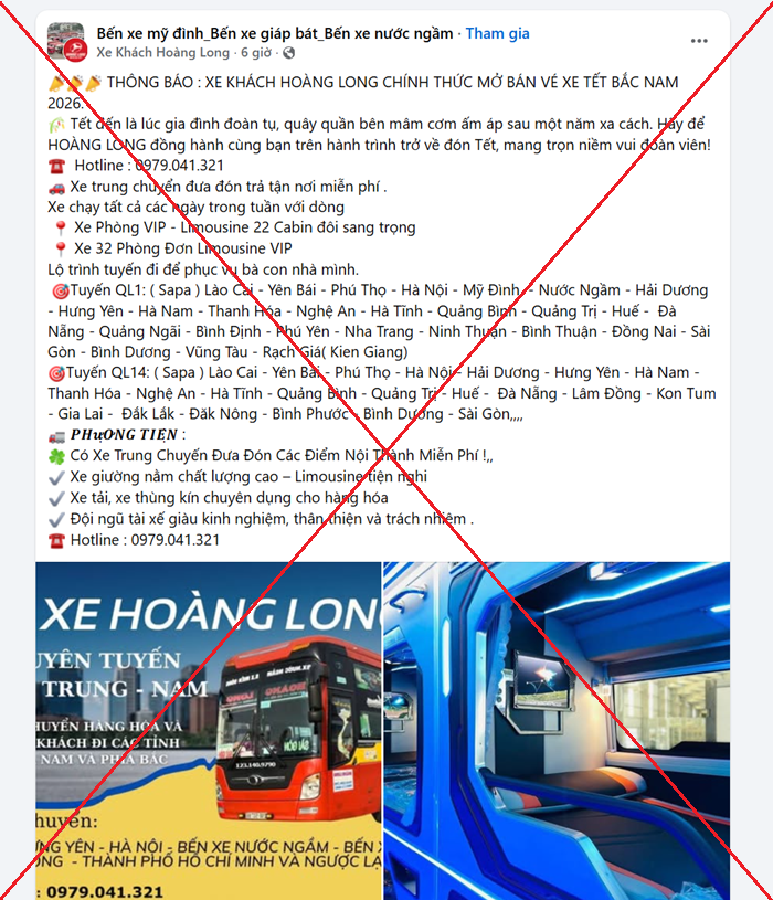 Bài đăng các đối tượng đăng tải trên hội, nhóm mạng xã hội Facebook. Ảnh Công an Lâm Đồng