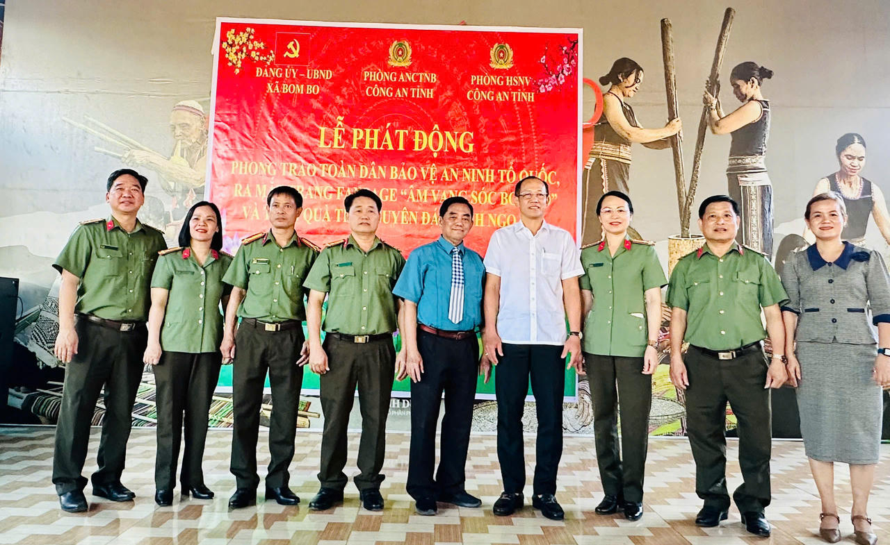 Công an Đồng Nai đẩy mạnh an sinh, dân vận và bảo vệ ANTQ tại cơ sở