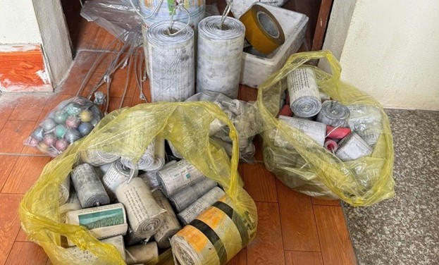 Tang vật Cơ quan công an thu giữ. Ảnh: Công an TP Hà Nội