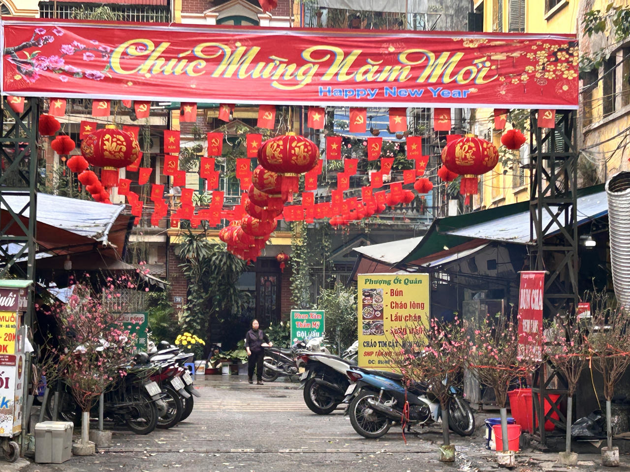 Phố phường Hà Nội rộn ràng đón Tết Nguyên đán