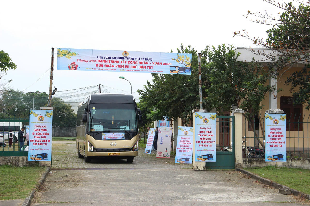 Những Chuyến xe Công đoàn xuất phát, góp phần vun đắp một mùa xuân ấm áp, nghĩa tình cho hàng nghìn đoàn viên, người lao động Đà Nẵng. 