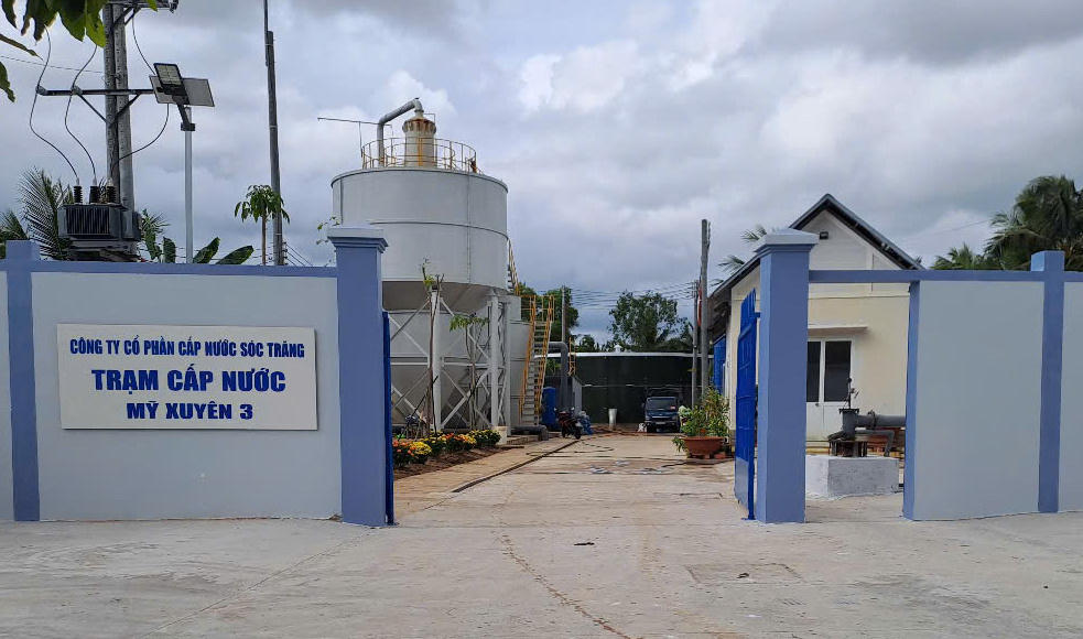 Trạm cấp nước Mỹ Xuyên 3 có thể tăng 320 m³/ngày đêm