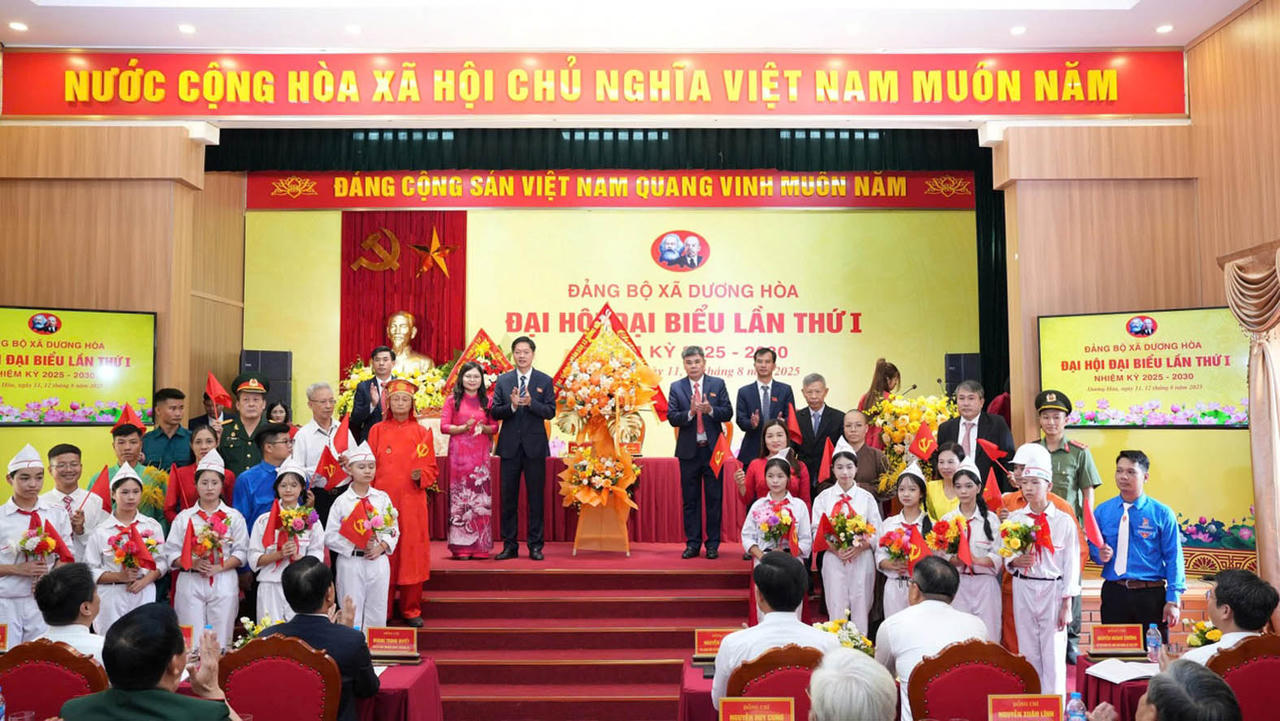  Đại hội Đảng bộ xã Dương Hòa lần thứ I, nhiệm kỳ 2025 - 2030.