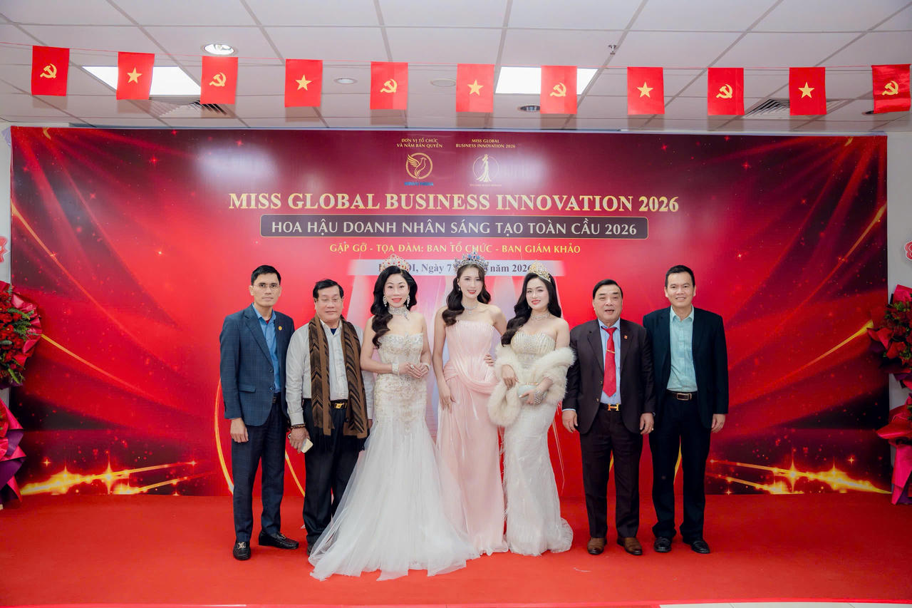 Toạ đàm cuộc thi Hoa hậu Doanh nhân Sáng tạo Toàn cầu 2026