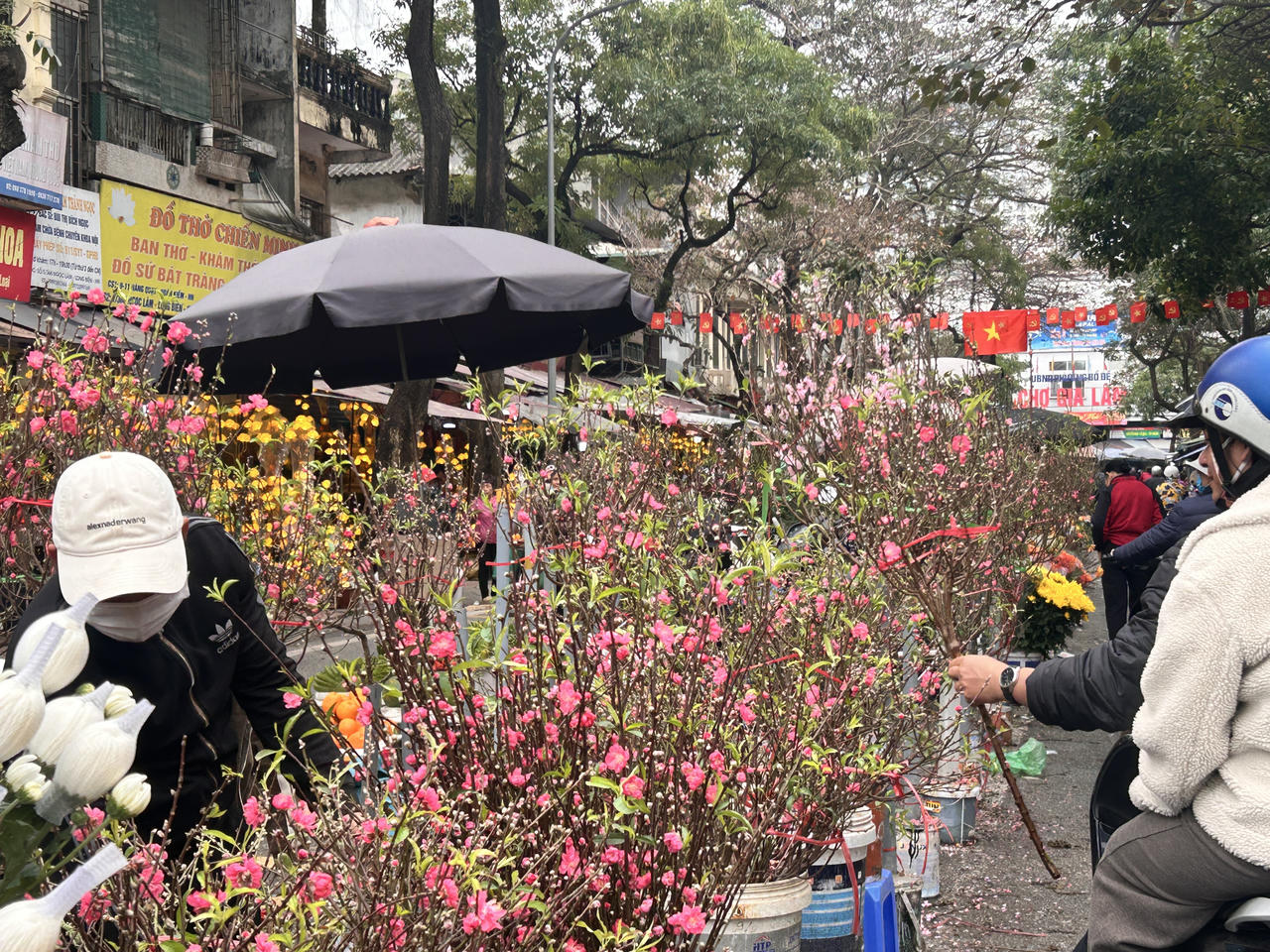 Phố phường Hà Nội rộn ràng đón Tết Nguyên đán