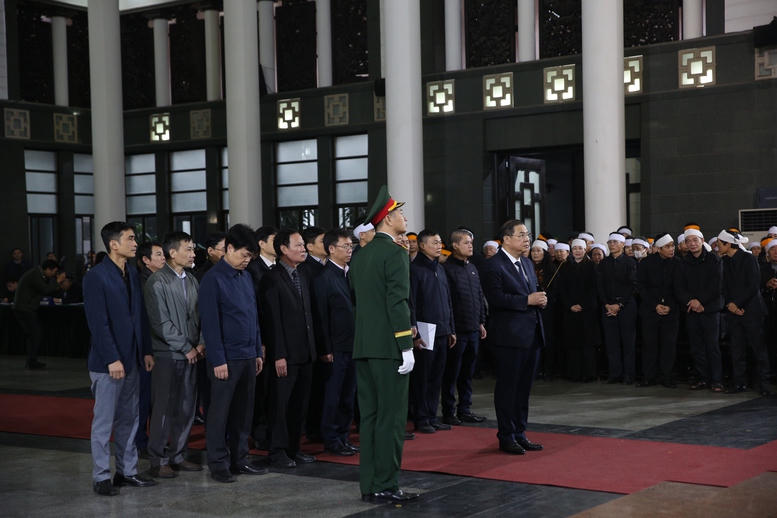 Lễ tang cấp Nhà nước nguyên Phó Chủ tịch Hội đồng Bộ trưởng Đoàn Duy Thành- Ảnh 7.