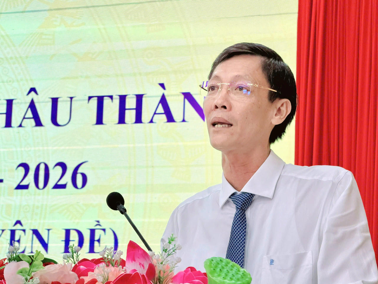 Ông Nguyễn Văn Hiền, Chủ tịch UBND xã Châu Thành