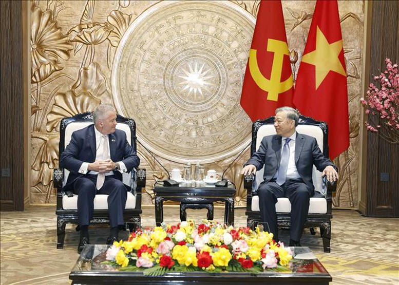 Tổng Bí thư Tô Lâm tiếp Trợ lý Ngoại trưởng Hoa Kỳ Michael DeSombre- Ảnh 2.