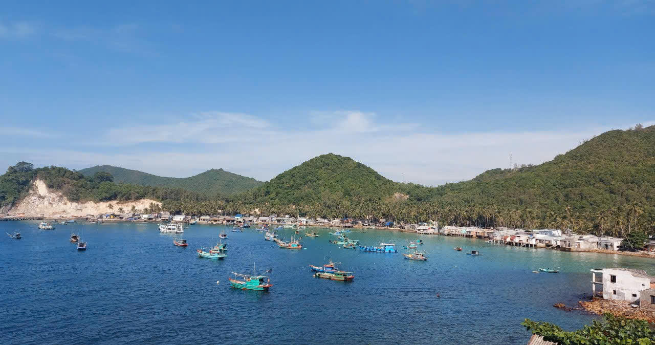 Đặc khu Kiên Hải (An Giang) nhìn từ trên cao.