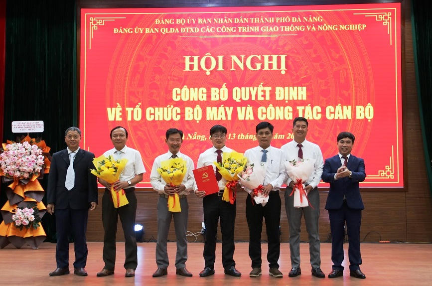 Kiện toàn Đảng ủy Ban Quản lý dự án giao thông và nông nghiệp Đà Nẵng sau sáp nhập