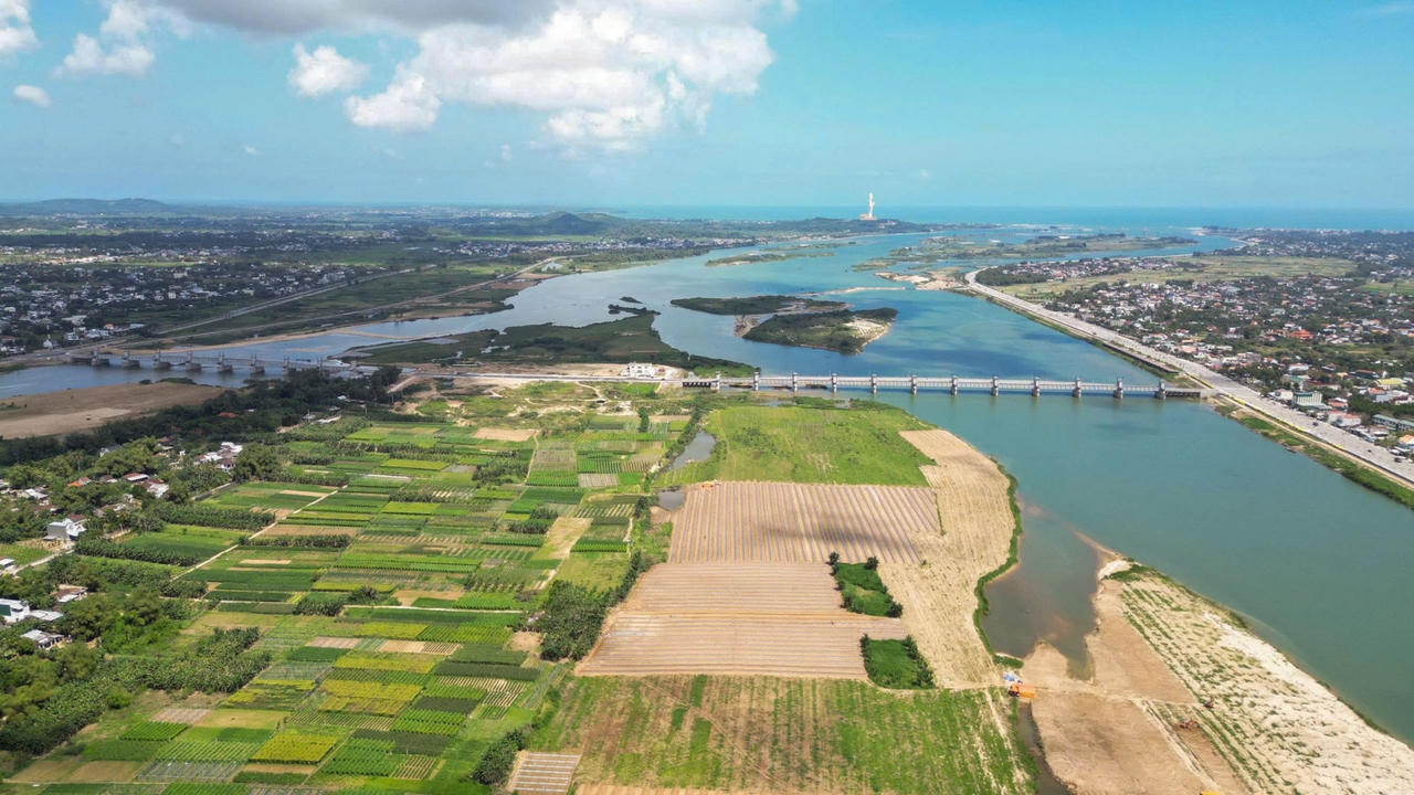 Thông xe đập dâng hạ lưu sông Trà Khúc, tăng kết nối giao thông đôi bờ Quảng Ngãi