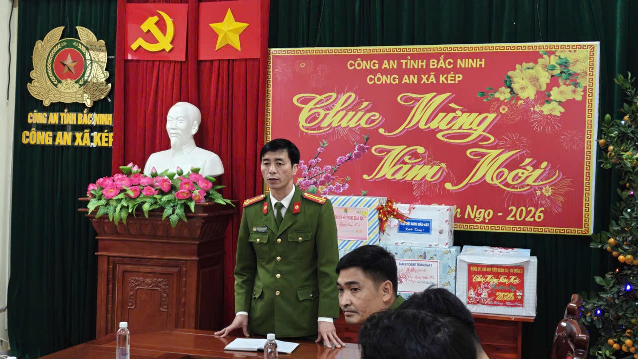 Công an xã Kép (Bắc Ninh) ra quân cao điểm bảo đảm ANTT Tết Nguyên đán: Không để bị động, bất ngờ trong mọi tình huống