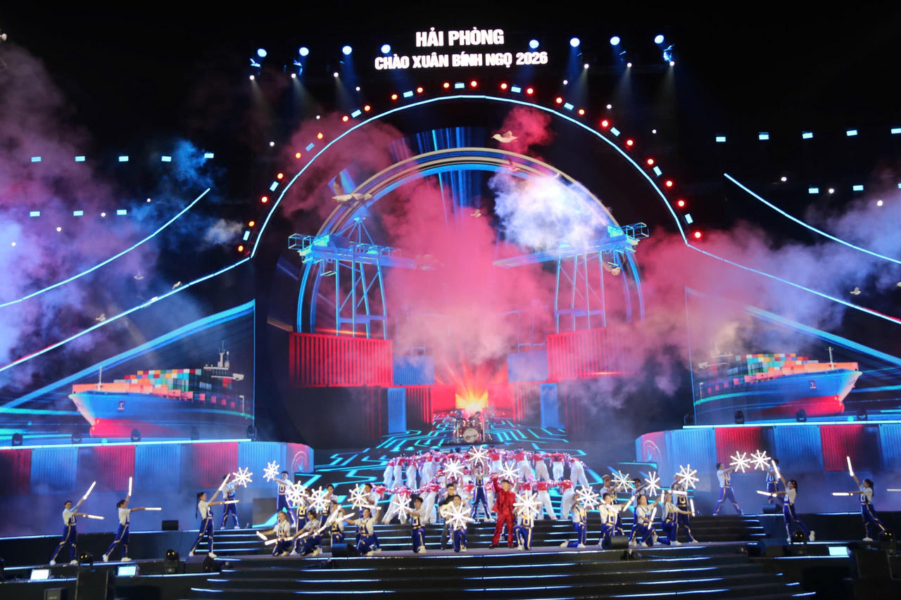 Hải Phòng: Rực rỡ đêm nghệ thuật chào Xuân Bính Ngọ 2026