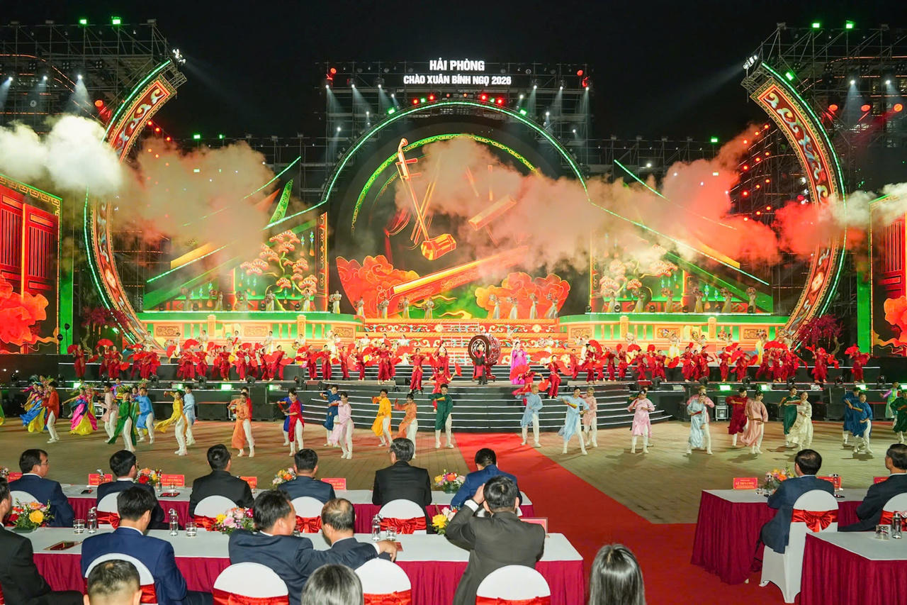 Hải Phòng: Rực rỡ đêm nghệ thuật chào Xuân Bính Ngọ 2026
