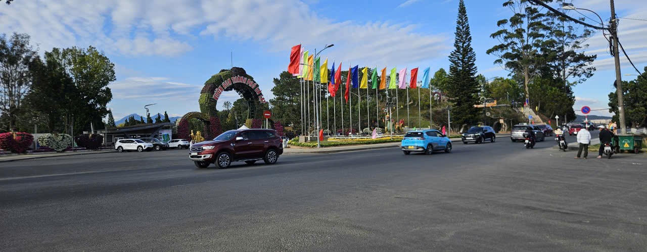 Đà Lạt nắng đẹp, thông thoáng ngày đầu năm