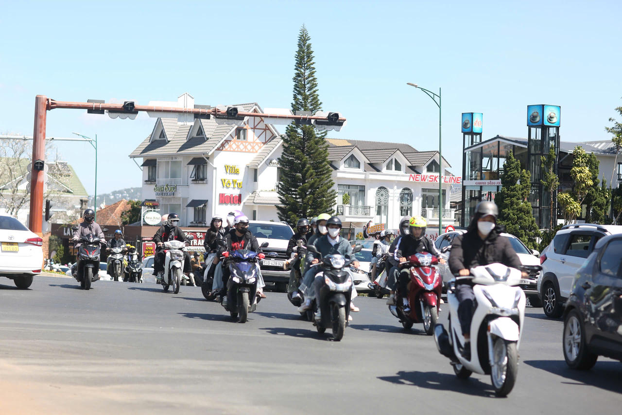 Lượng khách đến Lâm Đồng tập trung đông từ mùng 2 đến mùng 6 Tết.