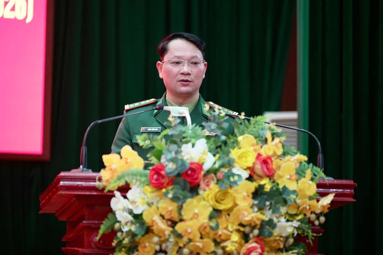 Đại tá Lương Tuấn Long, Chính uỷ Ban Chỉ huy BĐBP tỉnh Cao Bằng. (Ảnh: BP Cao Bằng)