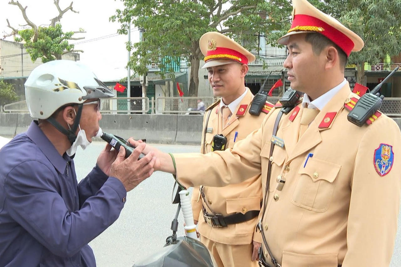 Thanh Hóa: Xử lý 630 trường hợp vi phạm nồng độ cồn trong 9 ngày Tết