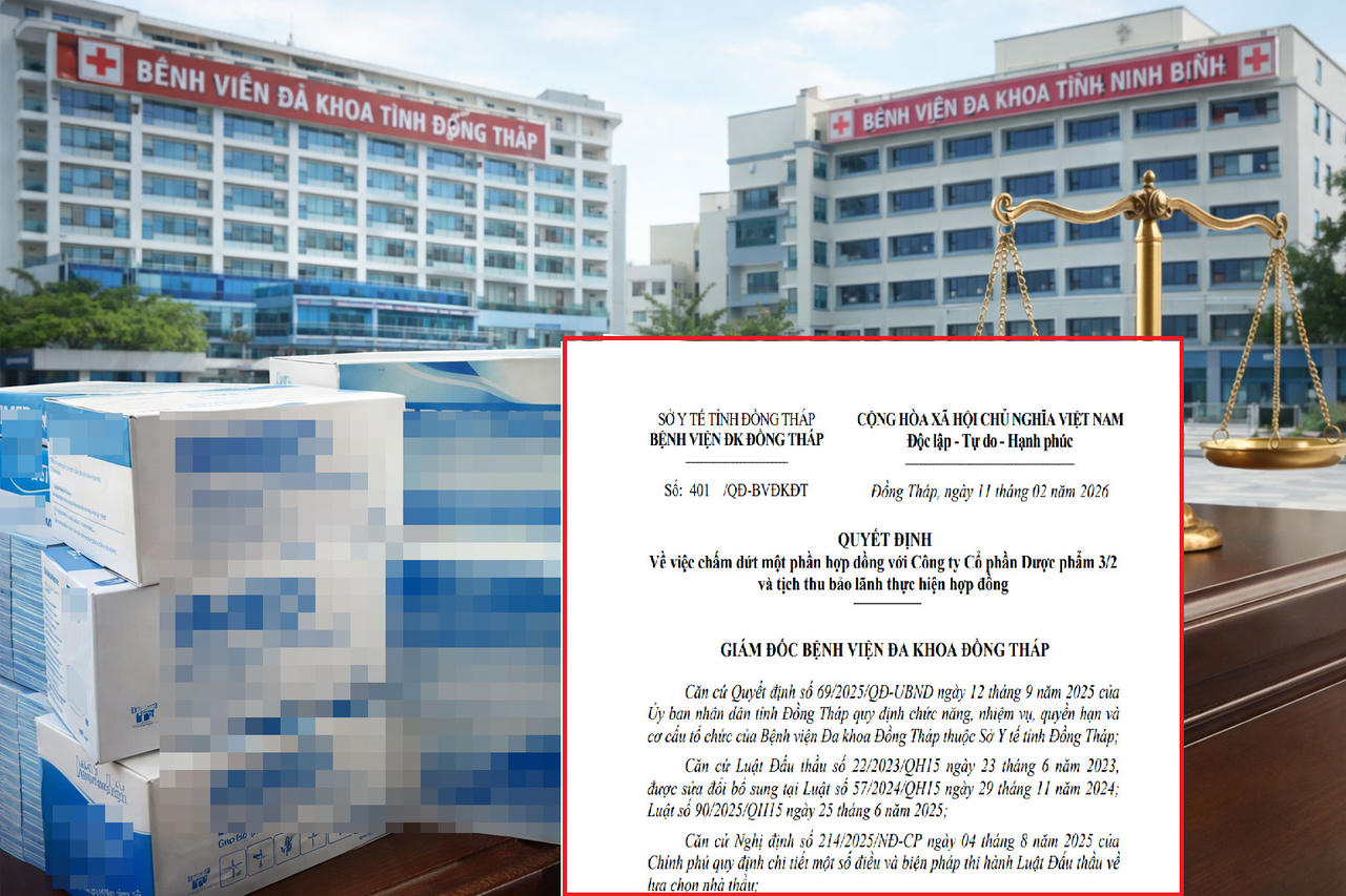 Hai bệnh viện chấm dứt hợp đồng với Công ty Cổ phần Dược phẩm 3/2